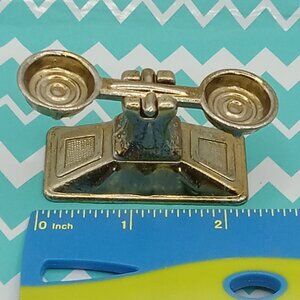 Brass Miniature Kitchen Scale England Dollhouse 1x2" Mini Paperweight Decor
